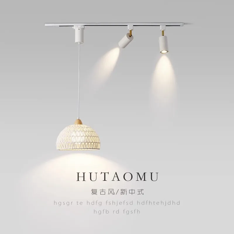 

Bird's Nest track chandelier retro Nanyang style atmosphere restaurant light creative modeling
