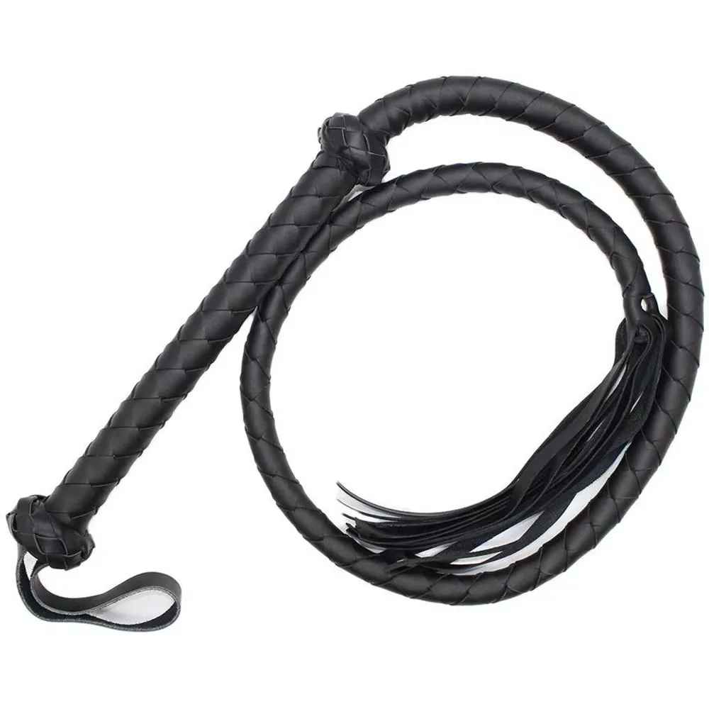 5 Feet Long High-Quality Leather Horse Riding Crop Equestrianism Whip Durable Horse Crop for Riding