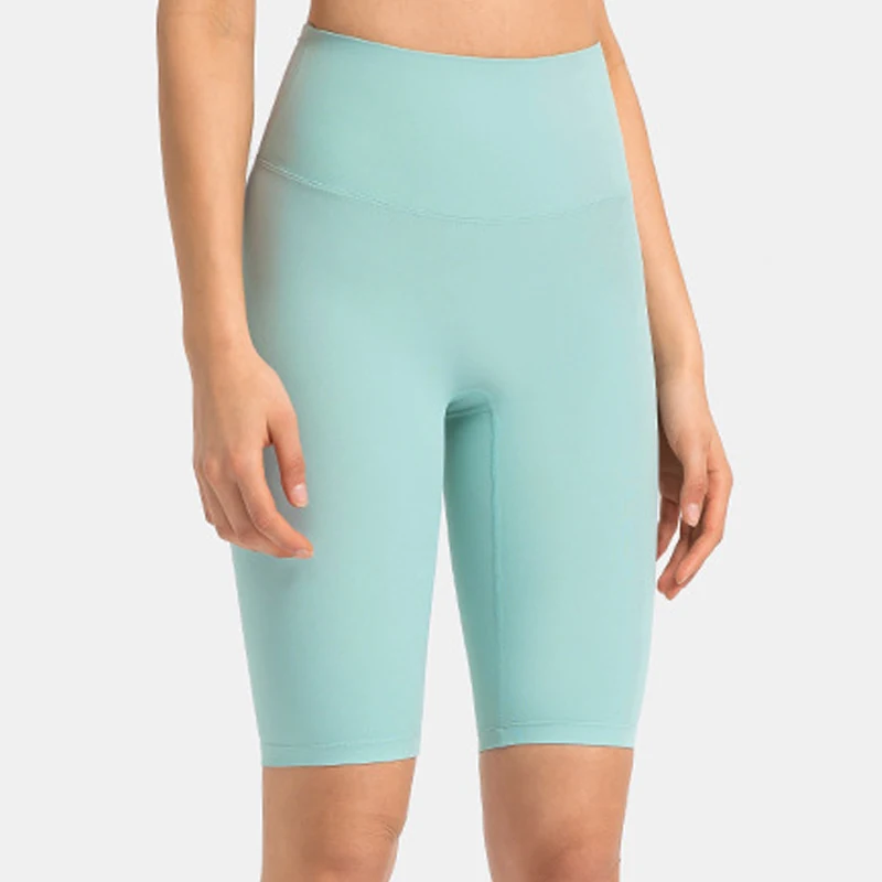 Pantalones cortos elásticos para mujer, Shorts clásicos de cintura alta, informales, ajustados, talla 4, 6, 8 y 10