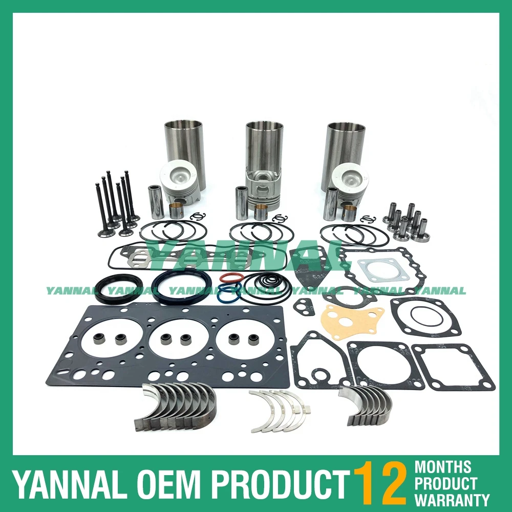 

Overhaul Rebuild Kit For Yanmar 3D78 Excavator Engine Parts