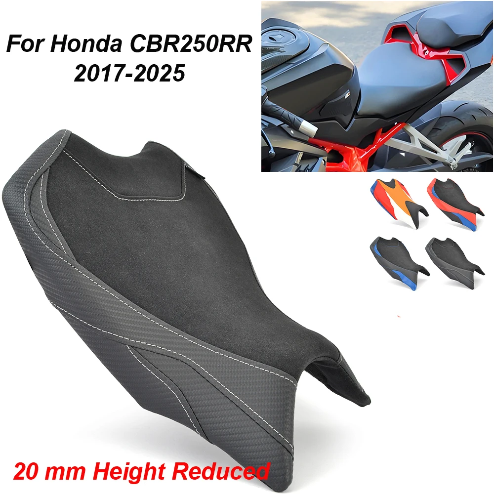 

CBR 250 RR 20MM Height Reduced Motorcycle Front Rider Cushion Seat Pad For Honda CBR250RR 2017-2025 2020 2021 2022 2023 2024