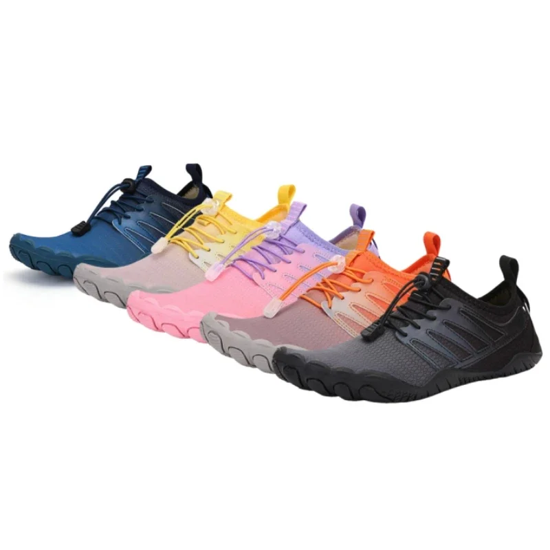 Men Breathable Summer Aqua Shoes Women Quick Dry Elastic Water Shoes  Anti-slip Sneakers for Outdoor Wading Fishing