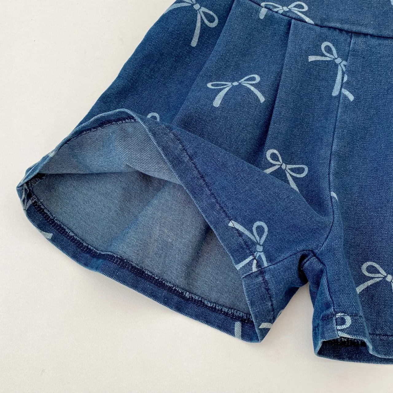 2026年夏新作 女の子用ノースリーブデニムスリングジャンプ - Baby Overall Denim のレビューと価格