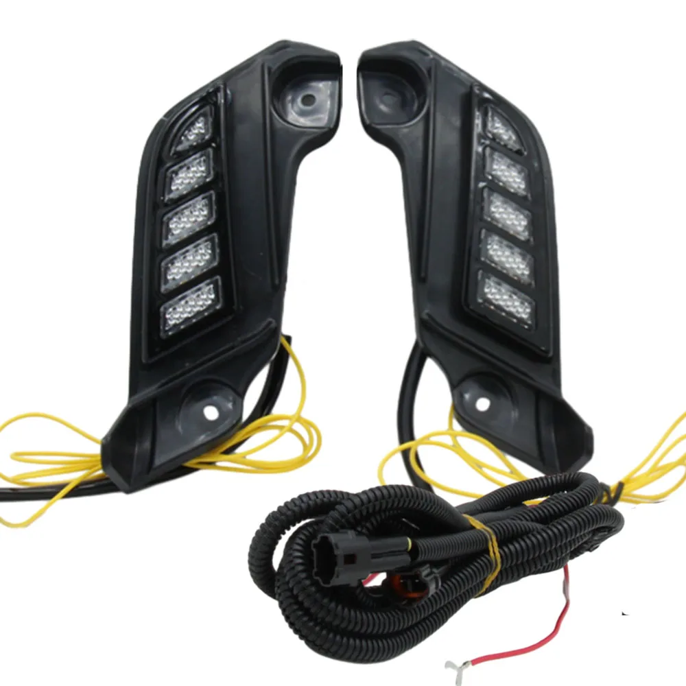 Enhanced Safety Fit for Toyota Tacoma 2011-2015  LED Daytime Running Light Weatherproof Design Optimal Light Output
