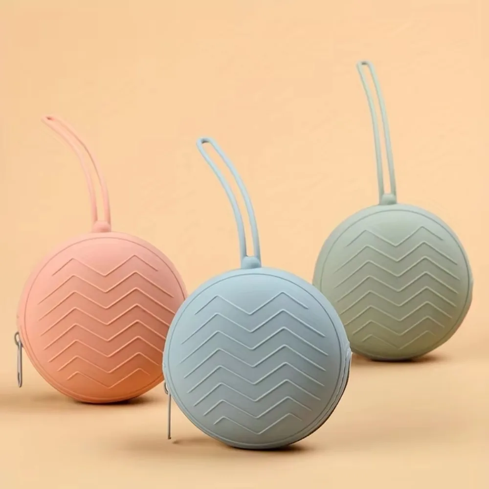 Cute Macaron Round Coin Purse Zipper Candy Box Shape Change Wallet Small Card Pouch for Women Girls Jewelry Earphone Storage