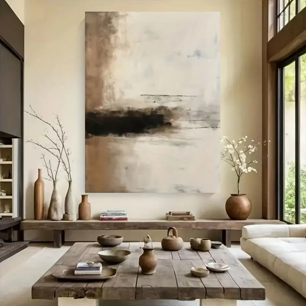 

Large Canvas Mural Flowers Image In Panel 100% Hand-Painted Oil Painting Wall Art Landscape Seascape Pictures Decor Home Room