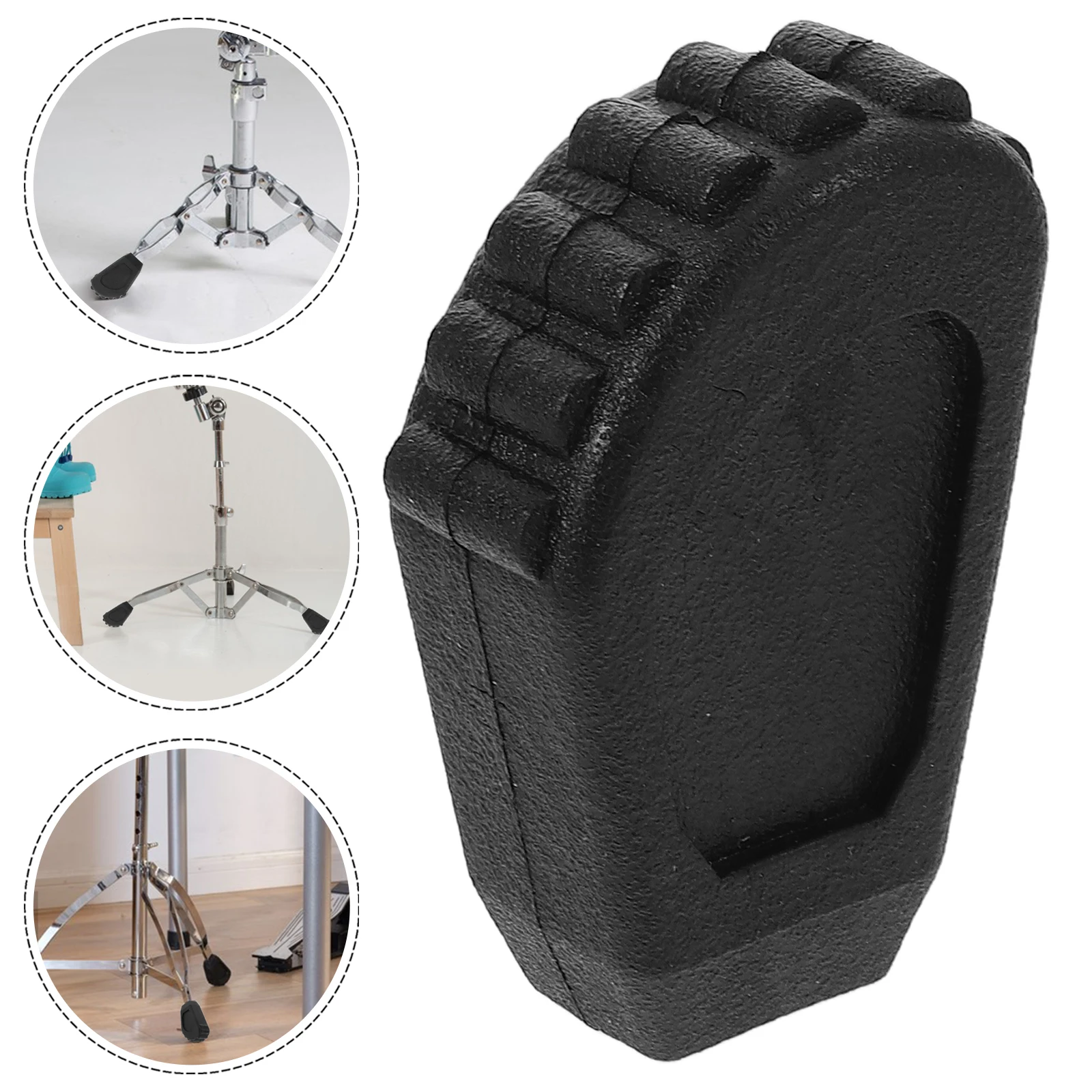 

Drum Stand Feet Pad Tall Part Bass Leg Rubber Component Kit Supply Pads Plastic Rack Mats Foot Stop