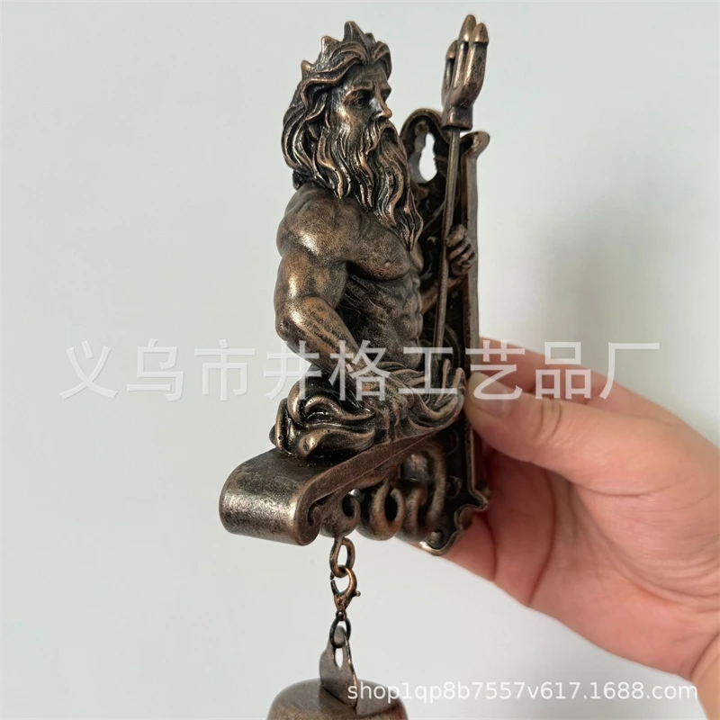 Navy Themed Doorbell Poseidon Guard Waterproof Durable Outdoor Home Security Door Chime With Loud Sound For Entrance And Office