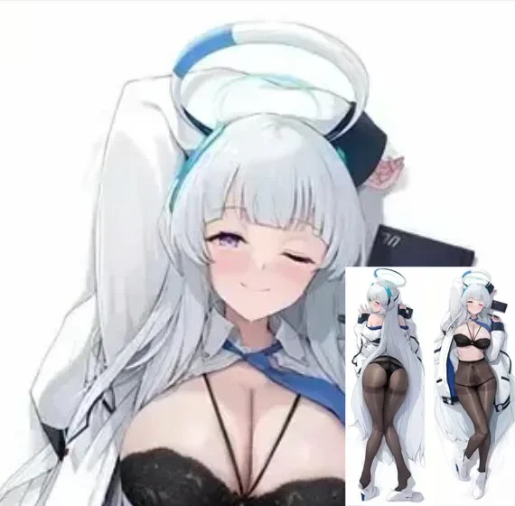 Dakimakura Noa BlueArchive Anime Body Pillow Cover Double-Sided Print Life Size Pillowcase Gifts