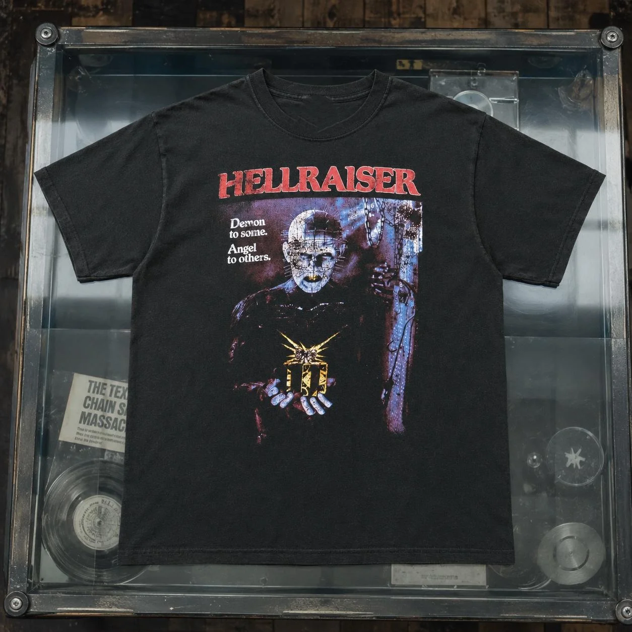 Hellraiser Pinhead Demon To Some Angel To Others Horror Graphic T-Shirt Cotton Men Women Streetwear Tee