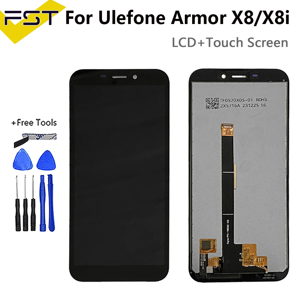 Wyświetlacz LCD z ekranem dotykowym (digitizer) do ULEFONE ARMOR X3, Armor X8, X8i, ARMOR X5, X13, Armor X9, X10, X11, X12 Pro, X31 LCD — zdjęcie produktu 3