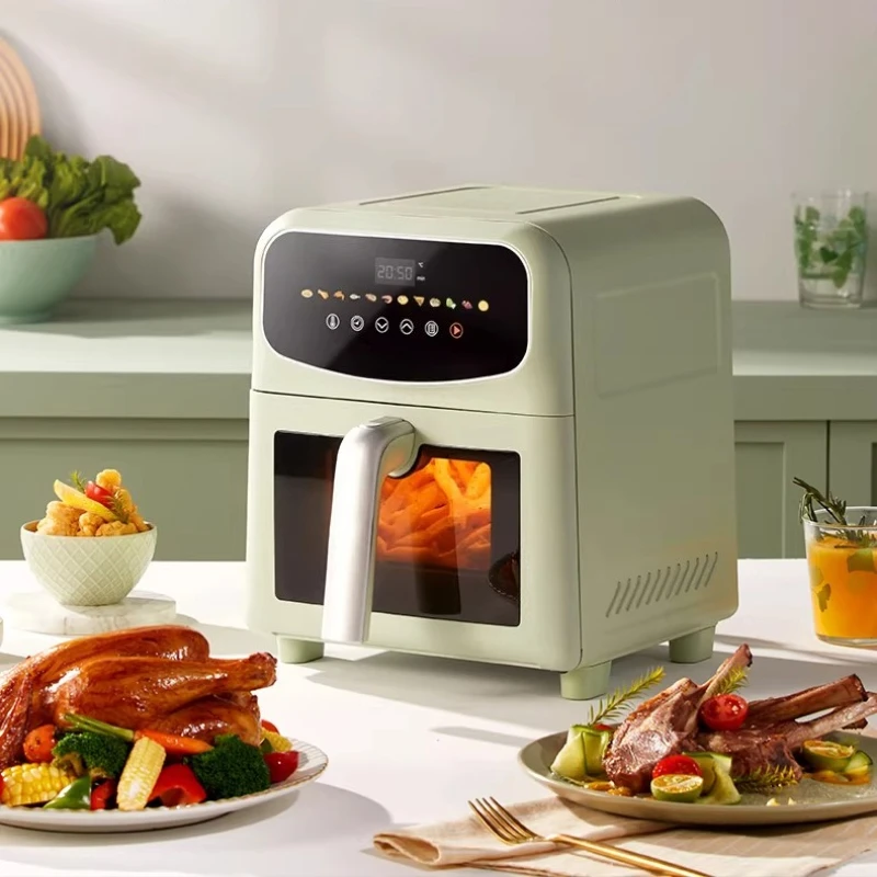 

Visualize The Multi-function Oven Fryer with A Large Capacity Metal Inner Cavity for Home Use