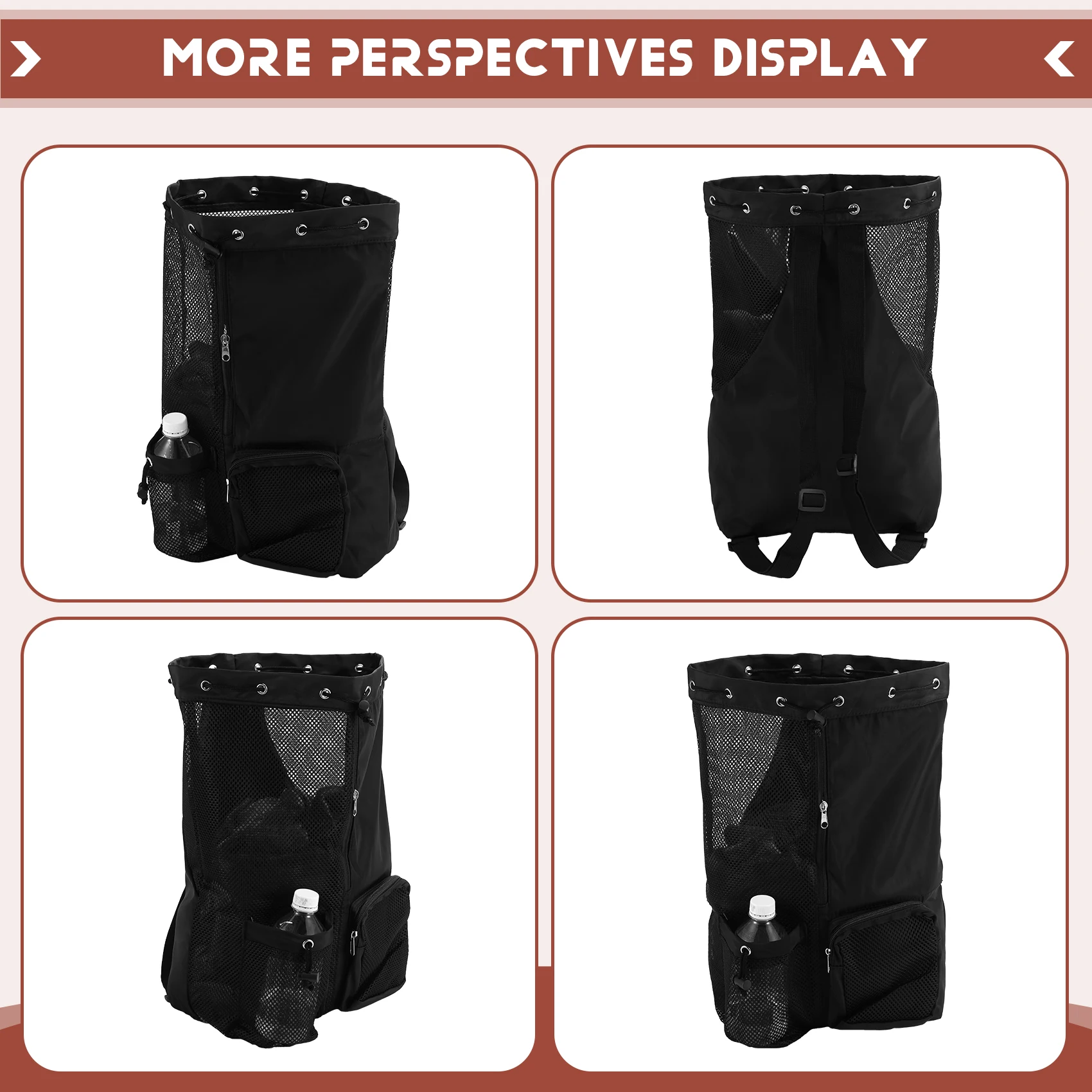 NALFI-Gym กระเป๋าสําหรับสระว่ายน้ํากีฬาชายหาดตาข่ายกระเป๋าเป้สะพายหลังสําหรับผู้ชายผู้หญิงนักว่ายน้ําออกกําลังกายเกียร์กระเป๋า