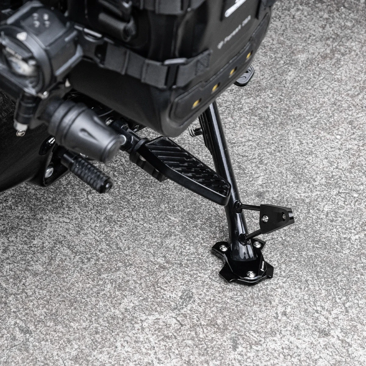 Aluminum Kickstand Base Foot Pad Increase Contact Area Support Plate Side Stand Enlarge Extension Pad for TR300 Cruiser Plus