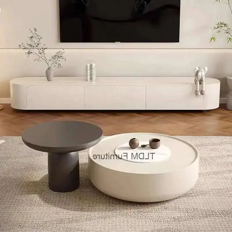 Support moderne meuble Lowboard sol blanc chambre cheminée meuble Tv cheminée Tv Armoires Support De classe meubles