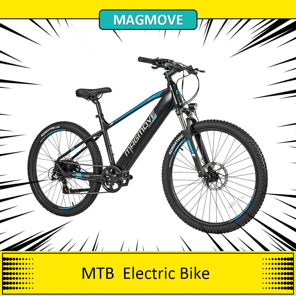 MAGMOVE MTB Electric Bike 36V 250W Motor 15Ah Battery 25km/h Max Speed  27.5