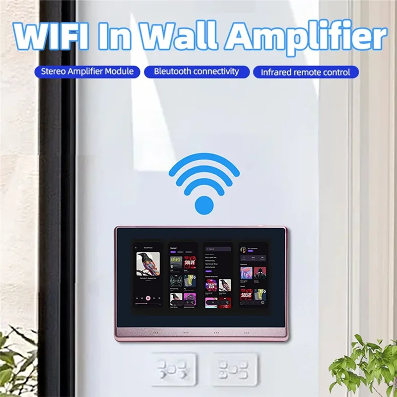 

【Top Picks】7 Inch Android 11 Music Amplifier Audio System 8 X 30W 2 Zone Android 11 Wifi 7 Inch Touch Screen Amplifier