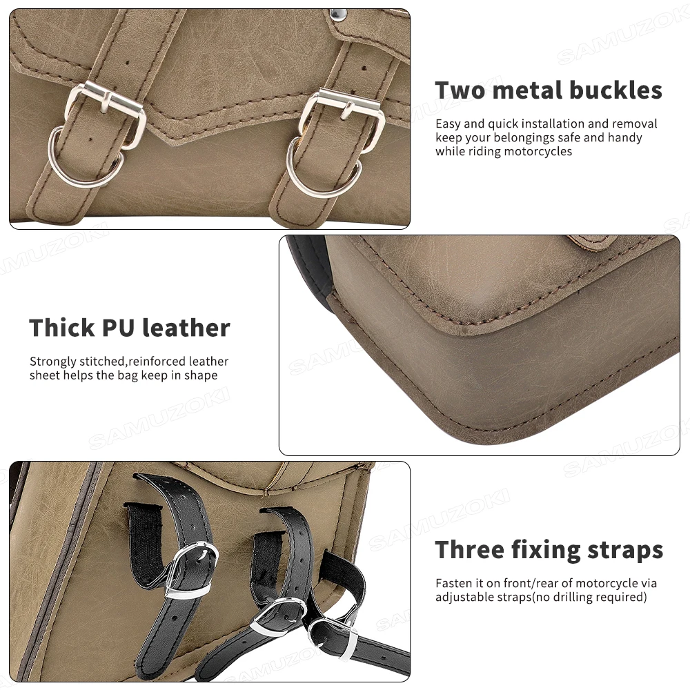 

Waterproof Motorcycle Seat Bag Large Capacity Travel Luggage Side Tool Bag for Harley Honda Yamaha Kawasaki Rear Motorcycle Bag