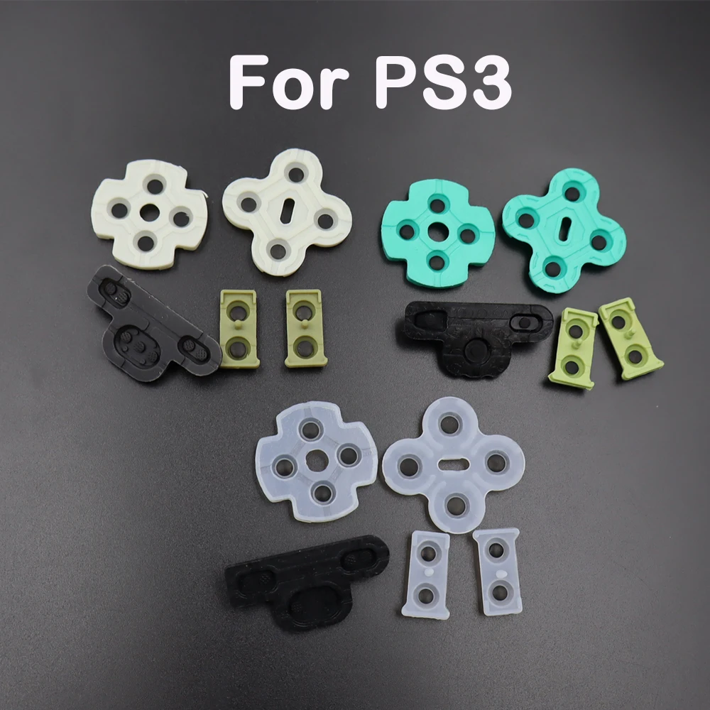 1 مجموعة ل PS5 V1 V2 V3 PS3 PS2 PS4 برو سليم ل PSP1000 تحكم استبدال موصل المطاط زر منصات السيليكون