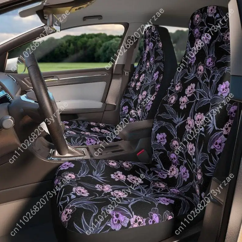 

Pastel Goth Car Seat Covers Universal Environmentally Friendly Interior Decorations Comfortable Breathable Car Seat Covers