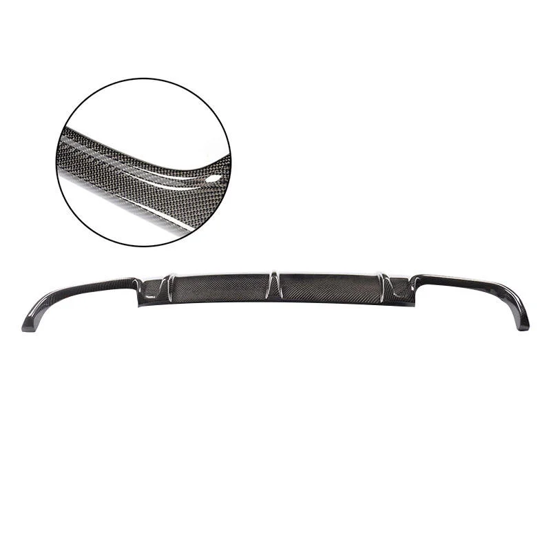 ملحقات المصد الخلفي للسيارة عالية الجودة من ألياف الكربون الناشر الخلفي مناسب لسيارة Mercedes Benz E-Class W211 E55 E63 2009-IN #4