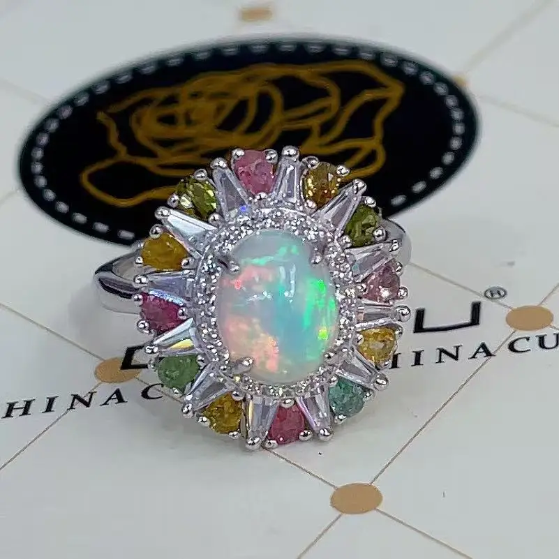 new-925-sterling-silver-7-9mm-natural-opal-gemstone-rings-for-women-luxury-engagement-gift-cocktail-party-fine-jewelry