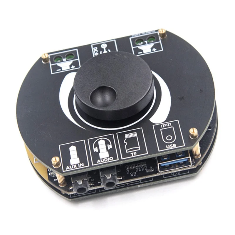 JABS-DC 8-24V 30W X 2 HIFI Stereo Digital Power Amplifie Board Forbluetooth 5.0 Channel Class D Speaker AUX 12V 24V Audio AMP Mo