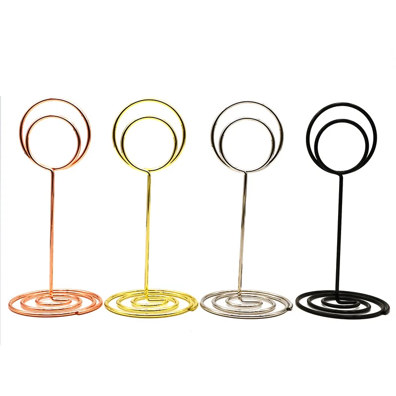 Table Number Holder Wedding Table Name Card Holder Clips Picture Memo Note Photo Stand
