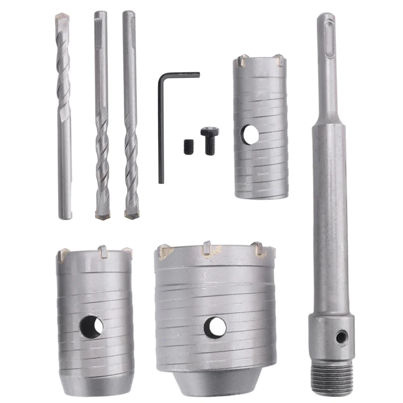 

T99C-SDS Plus Electric Drill Bit Wall Hole Opener Suit Hollow Brick Wall Concrete Air Conditioning Water Pipe Hole Driller