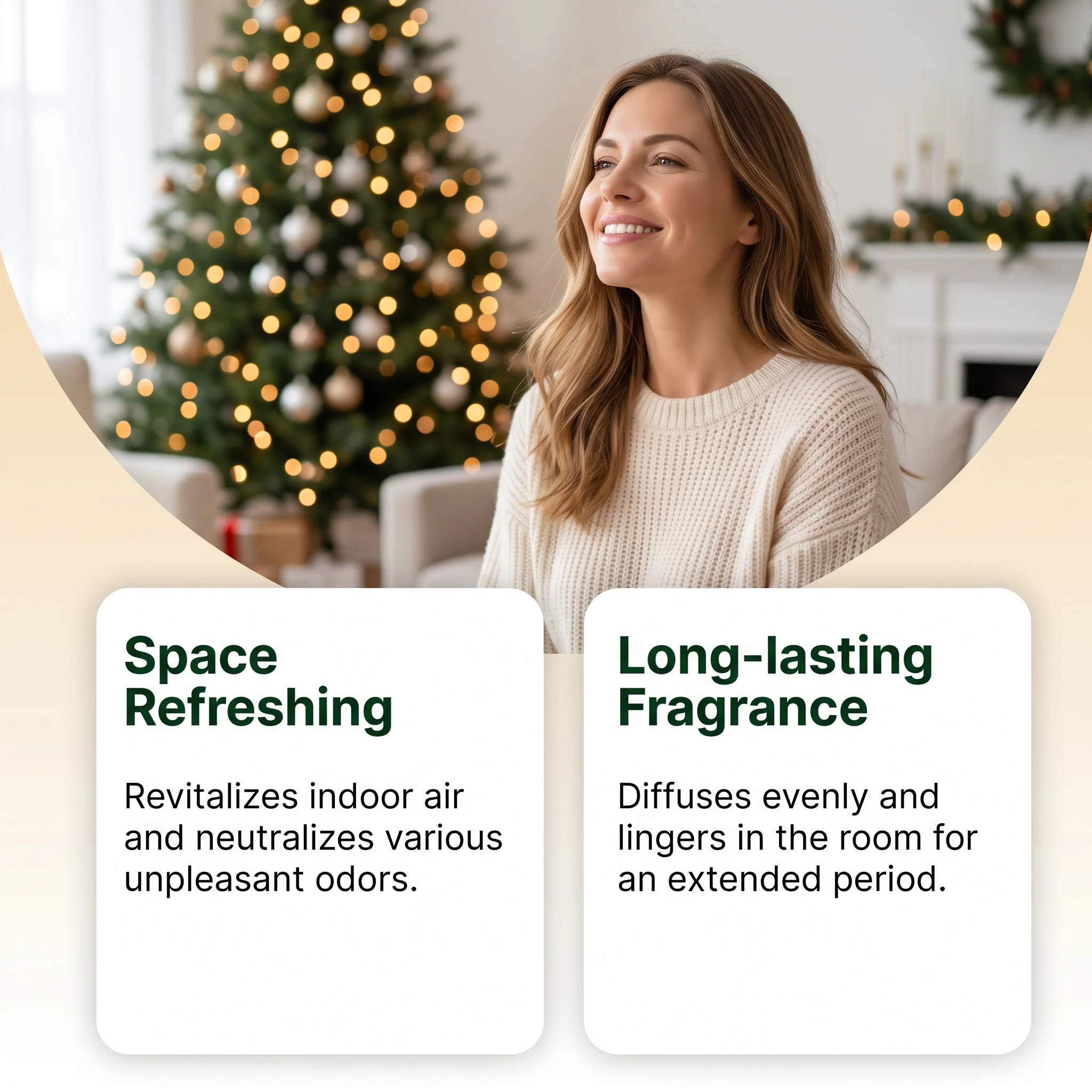 Christmas Tree Freshness Spray Room Freshener Odor Neutralizer Holiday Home Air Freshening Strengthen Decor Atmosphere Xmas Use