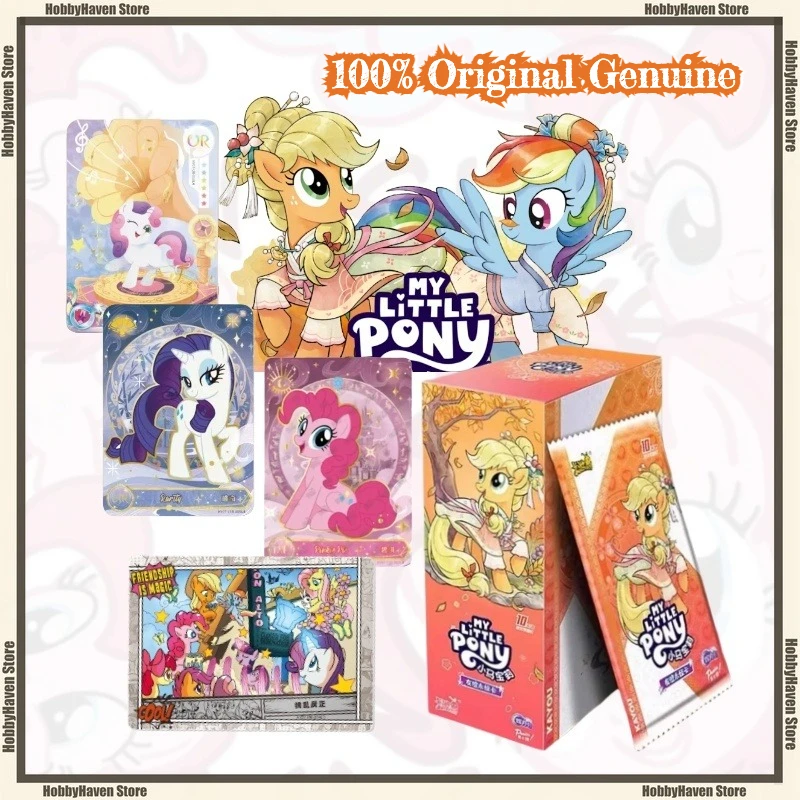 

В наличии Оригинальная карточка Tour My Little Pony Friendship Eternal Collection Card Huiyuebao Part 7, натуральная коллекция карт для девочек, подарок