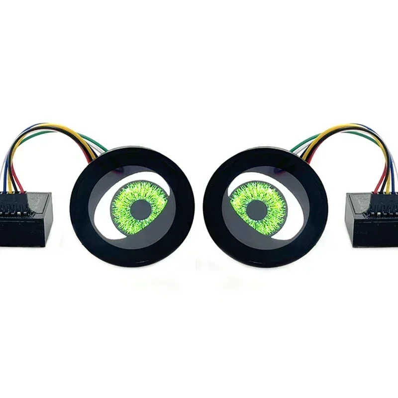 1 par nuevo tipo 12V LED rojo/verde/azul hielo 4 modelo ojos del diablo luz faro de coche luz de ósfera especial Kit de Control WiFi Acc