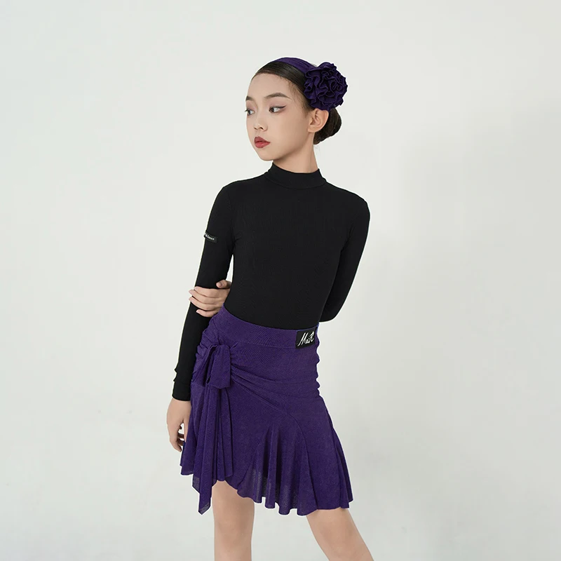 ใหม่การแข่งขันเต้นรำละตินเสื้อผ้าเด็กแทงโก้บอลรูมเต้นรำชุดฝึกซ้อมสาวละตินเต้นรำเครื่องแต่งกายการแสดง 13932