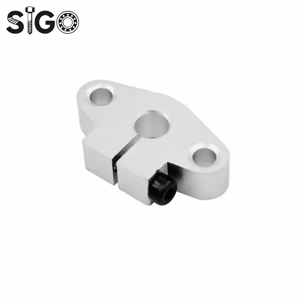 SHF8 SHF10 SHF12 SHF16ベアリングシャフトサポート、8mm 10mm 12mm 16mm丸棒用、DIY XYZテーブルCNC 3Dプリンター用