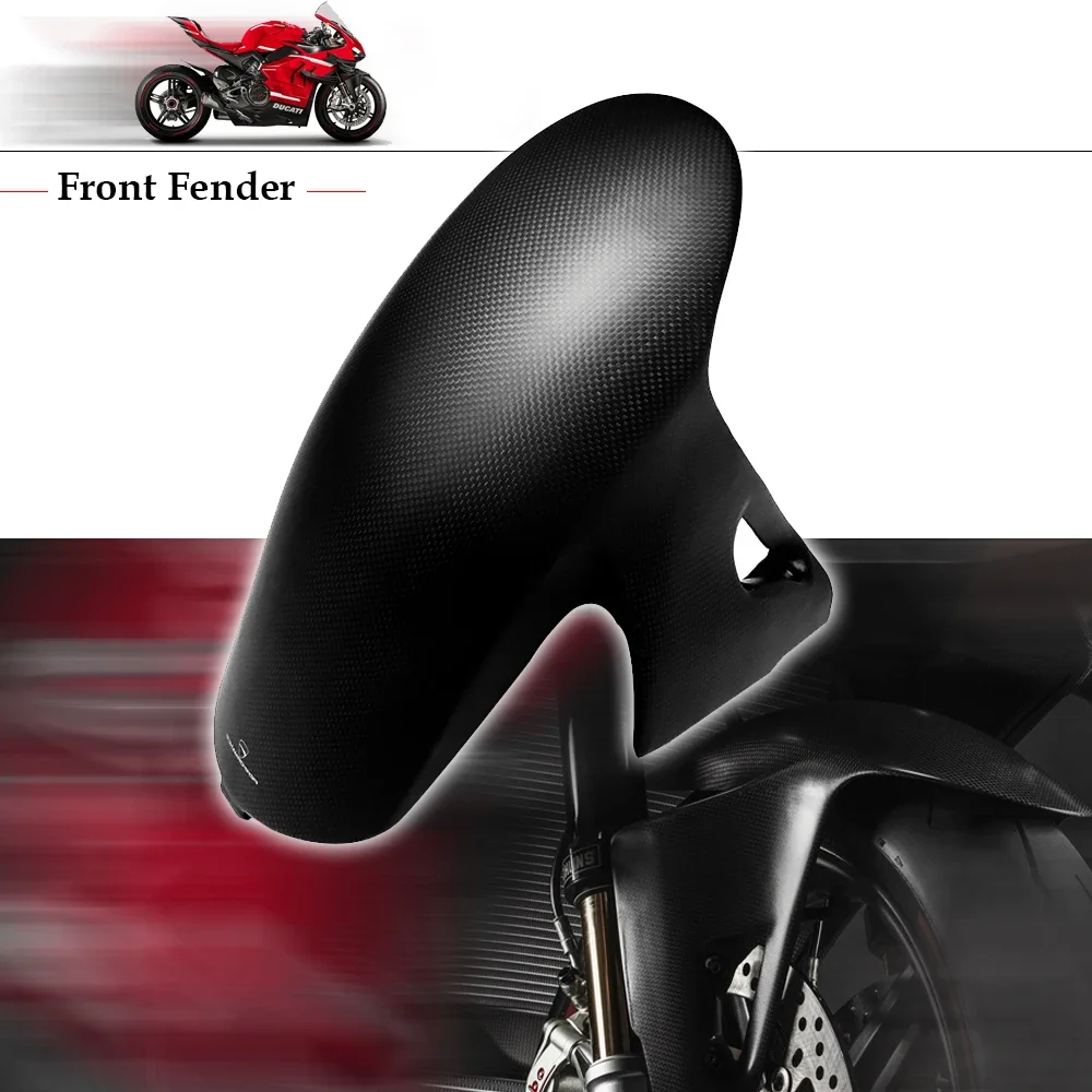 

for Ducati Superleggera V4 2020 2021 Motorcycle Front Fender Guard Mud Carbon Fiber Fairing Cover Cowling Panel Guard Protector