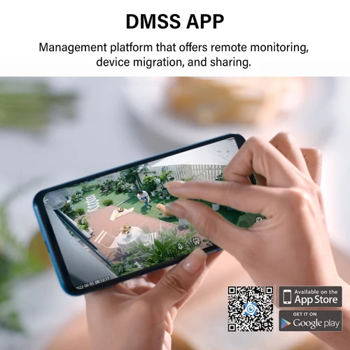 Imagen 2 del producto Dahua 8MP HDBW2831E-S-S2 4K Mini cámara IP domo exterior IR visión nocturna seguridad CCTV 1P67 IK10 cámara Starlight inteligente H.265 +