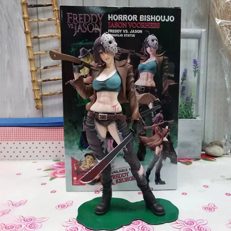 23 سنتيمتر الجمال الحلي لطيف فريدي مقابل جيسون أنثى الرعب بيشوجو فورهيس 2nd البلاستيكية طبعة عمل الشكل أنيمي نموذج ألعاب الدمى #3