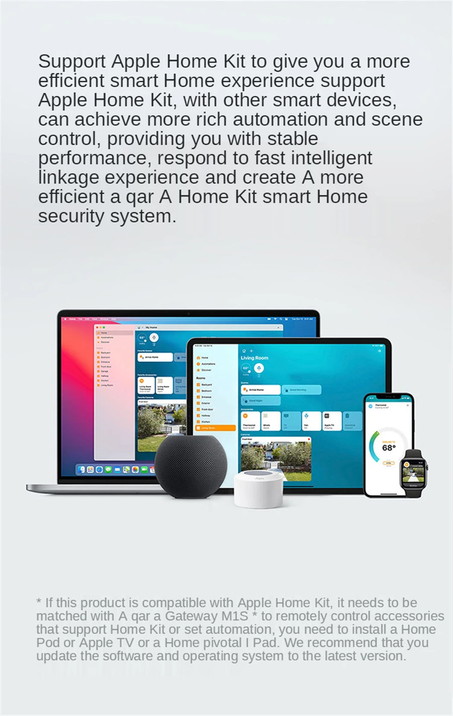 Aqara ZigBee 3.0 Sensore di movimento del corpo con sensore umano ad alta precisione Connessione movimento wireless IPX5 Impermeabile Funziona con Homekit