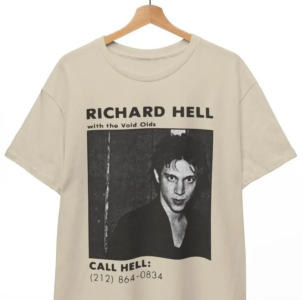 Richard Hell and the Voidoids T-Shirt, Goth punk Music Shirt, Unisex Shirt