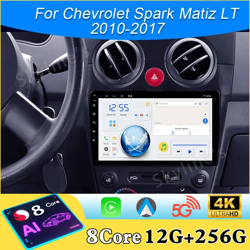 For Chevrolet Spark Matiz LT 2010-2017 9