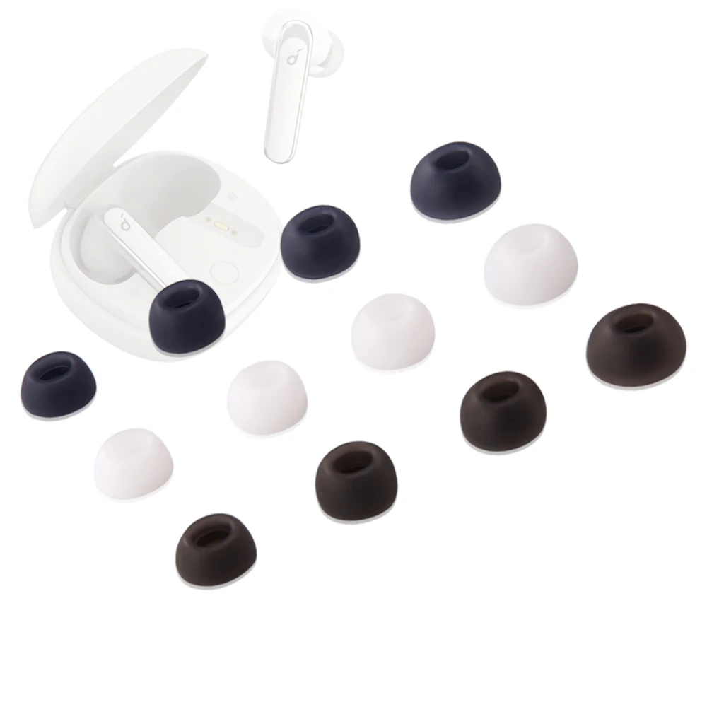 Silicone Ear Tips for Anker Soundcore Liberty 4 NC Earbuds Eartips for Life P2 P3 a20i TWS Tips headphones Earplugs