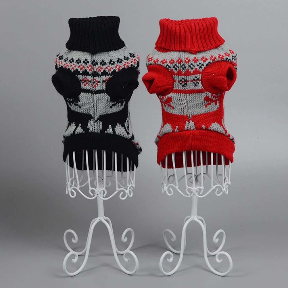 

Pet Sweater Christmas Deer Design Party Dog Cloth Autumn and Winter Clothes Costume