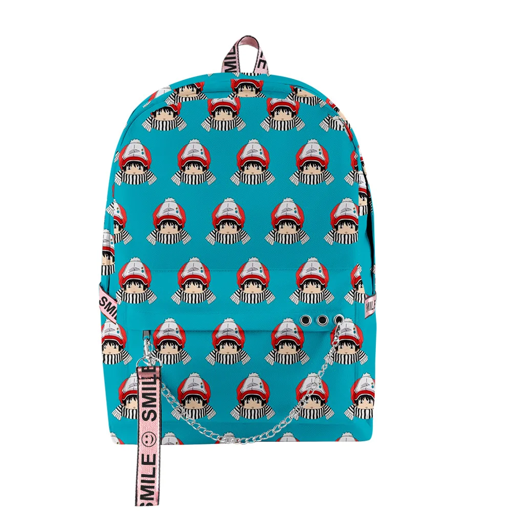 الهيب هوب شعبية كوتارو يعيش وحده أنيمي ثلاثية الأبعاد طباعة الحقائب المدرسية للجنسين أكسفورد مقاوم للماء دفتر متعددة الوظائف حقيبة ظهر للسفر