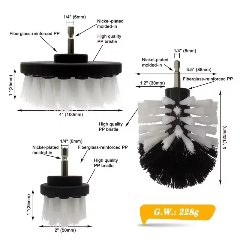 Imagem -02 - Escova de Limpeza Suave com Acessório Power Scrubber Ferramentas para Limpeza do Tapete Couro e Estofados Acessórios