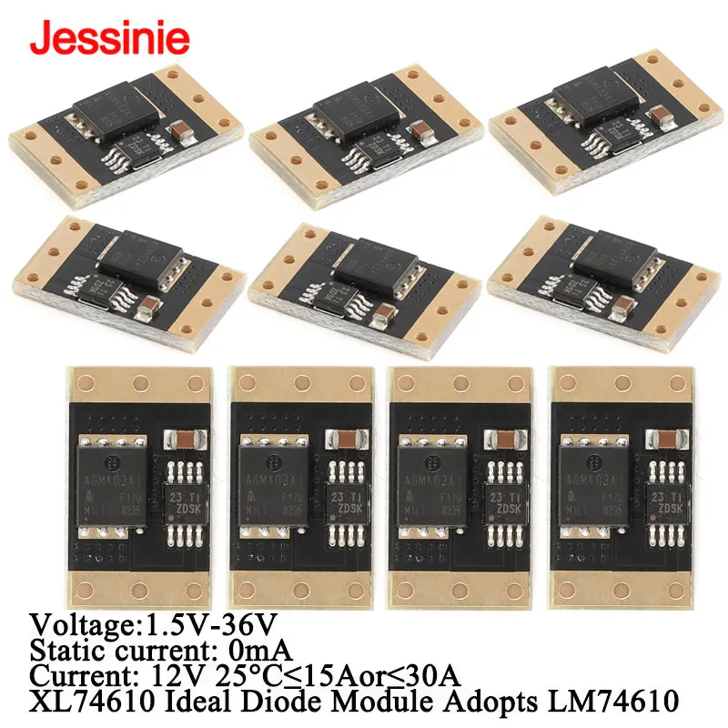 20pcs/1pc XL74610 Ideal Diode Module Adopts LM74610 Dedicated Chip to Simulate Simulation Rectifier Board 1.5V-36V 0mA 15A/30A