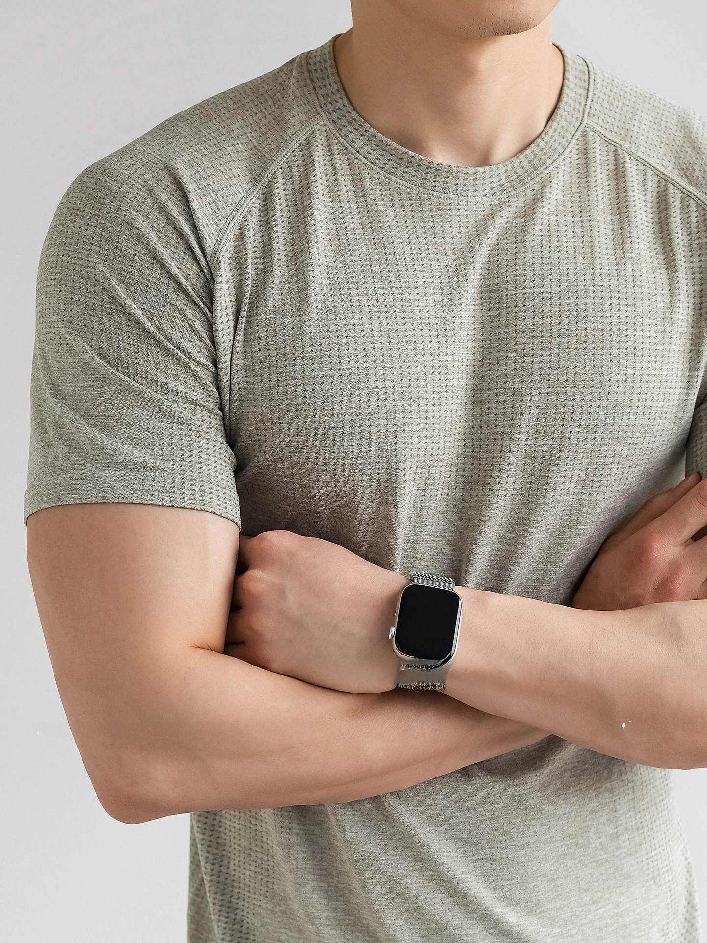 Boundless Motion High Elasticity Quick Dry Short Sleeve T-Shirt Men's Sport Moisture Wicking Breathable Fitness Clothing Summer