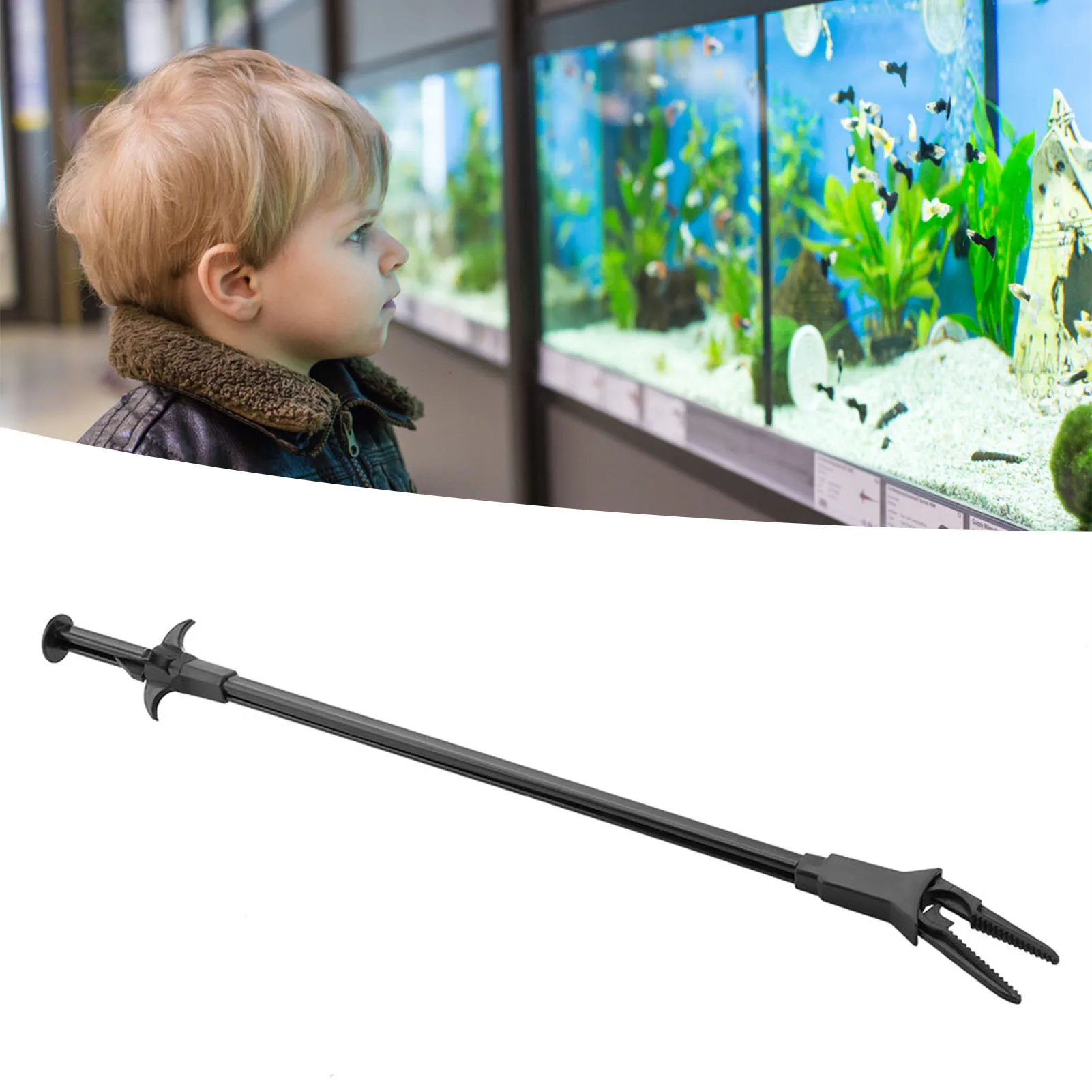 Planted Clip Tweezers - Fish Cleaning Tool Fish Aquarium Plastic