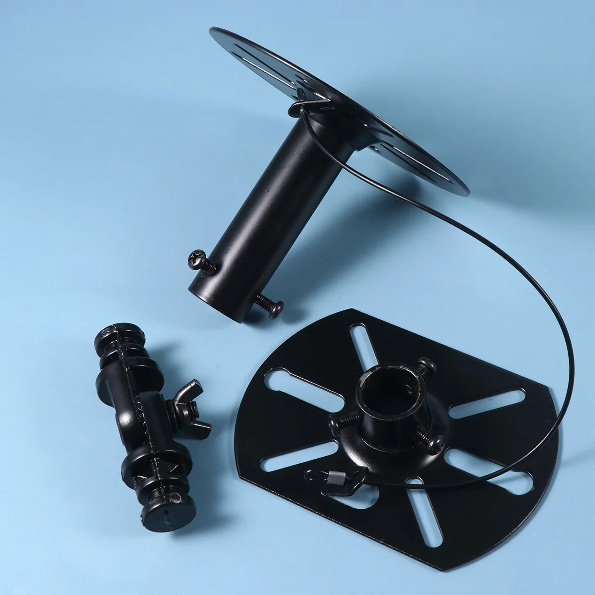 2 Stück Lautsprecherhalterung 360 °   Rotation 180° °   Lautsprecher Wandhalterung Rack Tilt Universalhalter für Heimkino Satelliten-Soundbar