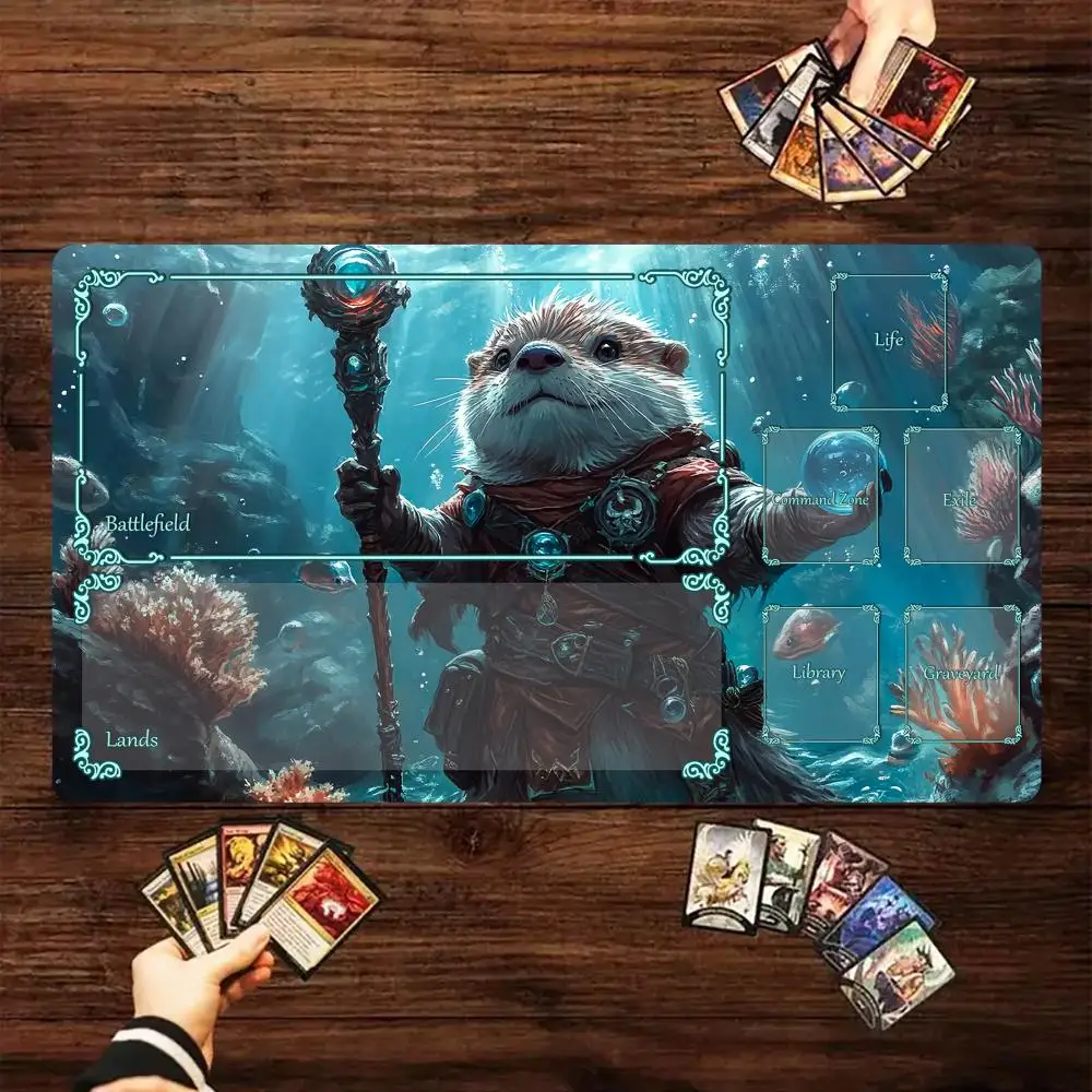

Игровой коврик Magic Card с зоной Fantasy Magic Otter MTG игровой коврик для сбора игровых ковриков Настольный коврик Commander Battle игровой коврик волшебный коврик