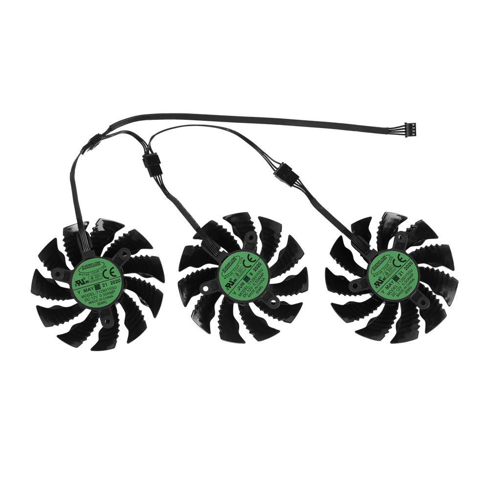 82 مللي متر T128015SU 0.5A 12 فولت مراوح تبريد لجيجابايت RTX 2070 RTX 2080 RTX 2080 Ti بطاقات رسومات الألعاب كبطاقة فيديو بديلة